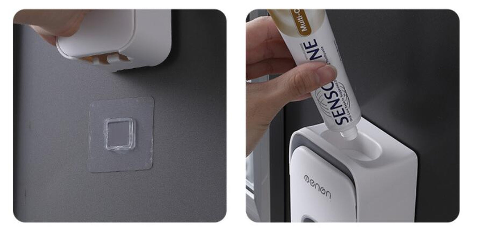 Automatic Toothpaste Dispenser – Wall Mounted Hands-Free Toothpaste Squeezer (No Mess, Easy Install)