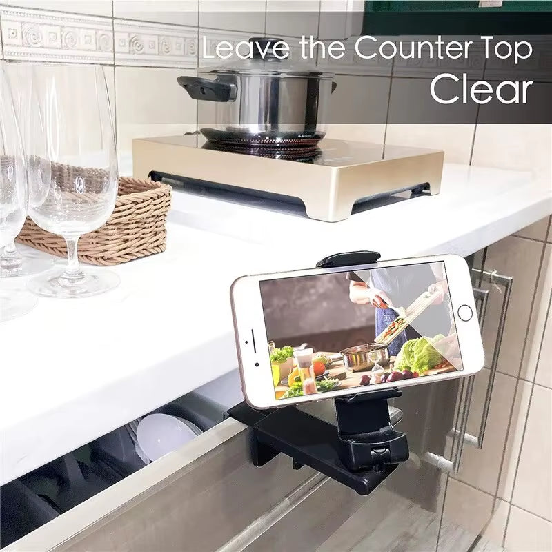 Portable Airplane Phone Holder – Foldable 360° Adjustable Travel Stand for Desk, Flight & Hands-Free Viewing
