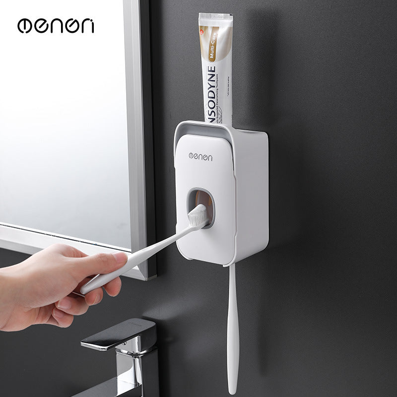 Automatic Toothpaste Dispenser – Wall Mounted Hands-Free Toothpaste Squeezer (No Mess, Easy Install)