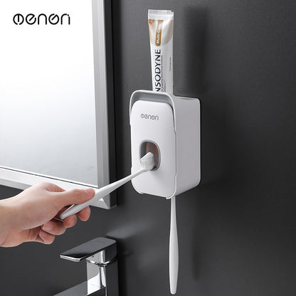 Automatic Toothpaste Dispenser – Wall Mounted Hands-Free Toothpaste Squeezer (No Mess, Easy Install)