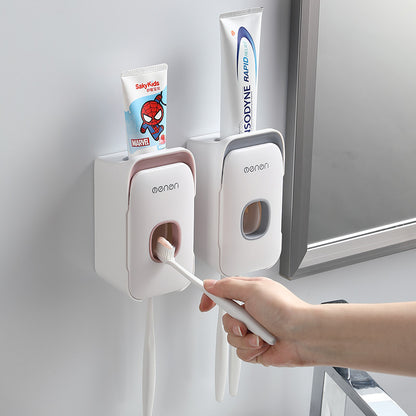 Automatic Toothpaste Dispenser – Wall Mounted Hands-Free Toothpaste Squeezer (No Mess, Easy Install)