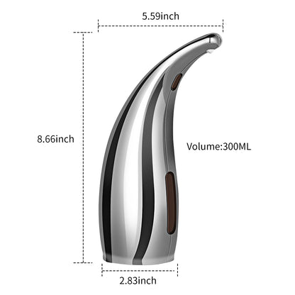 Automatic Touchless Soap Dispenser – Infrared Sensor Foam Dispenser with Adjustable Output (300ml)