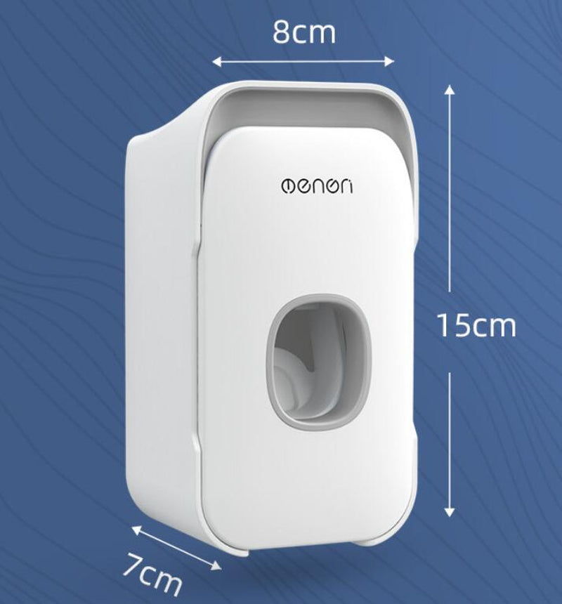 Automatic Toothpaste Dispenser – Wall Mounted Hands-Free Toothpaste Squeezer (No Mess, Easy Install)