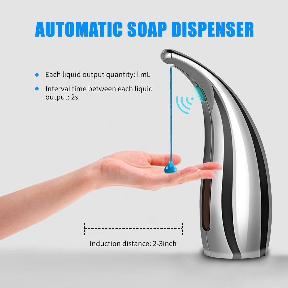 Automatic Touchless Soap Dispenser – Infrared Sensor Foam Dispenser with Adjustable Output (300ml)