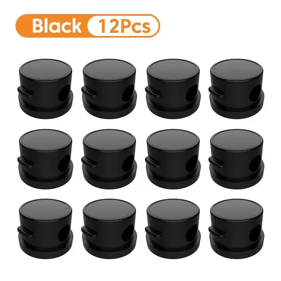 360° Rotatable Magnetic Cable Organizer – Desk Wire Holder for Clean & Tangle-Free Cable Management