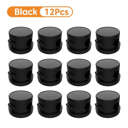 360° Rotatable Magnetic Cable Organizer – Desk Wire Holder for Clean & Tangle-Free Cable Management